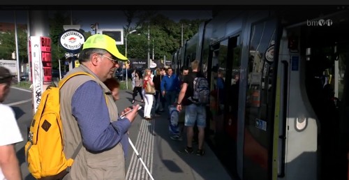 Ein Ausschnittsbild aus dem Film zur Verleihung des Staatspreises Mobilität 2015.