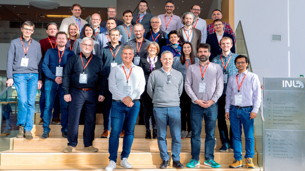 Vertreter der zwölf Konsortiumsmitglieder versammelten sich im Internationalen Iberischen Nanotechnologielabor in Braga, Portugal