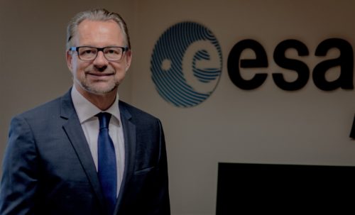  
				Österreichs Mann bei der © ESA
				